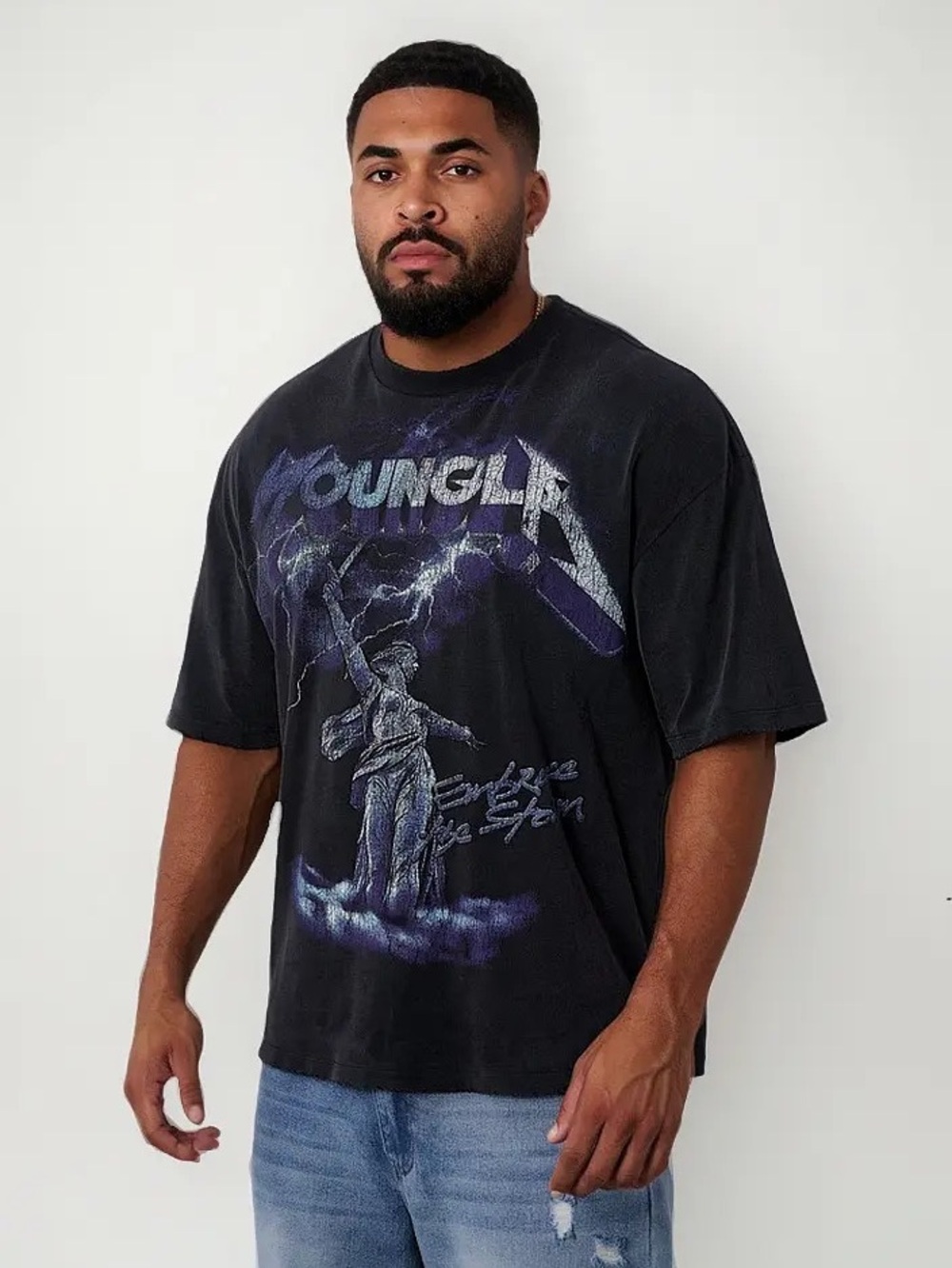 YOUNGLA 4032 Vintage World Tour Tee